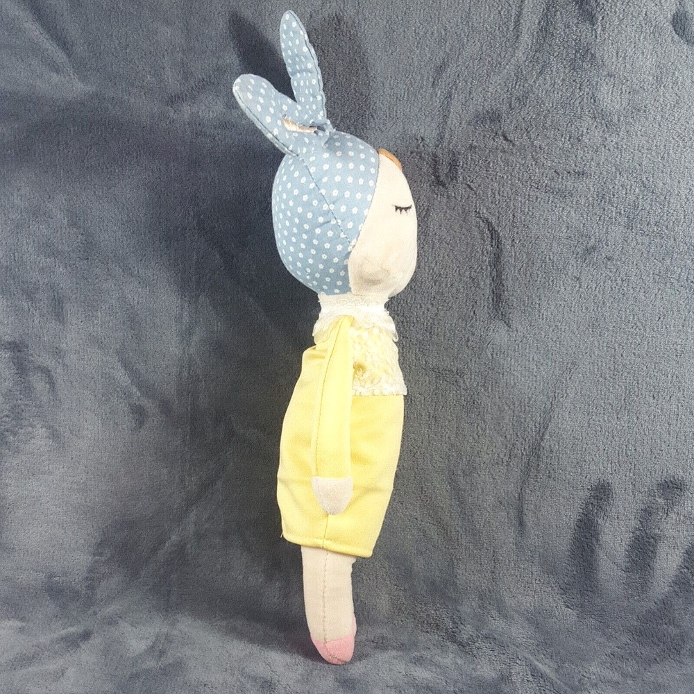 METOO 17" Angela Plush Sleeping Girl Bunny Rabbit Baby Rag Doll Stuffed Toy - Picture 2 of 10